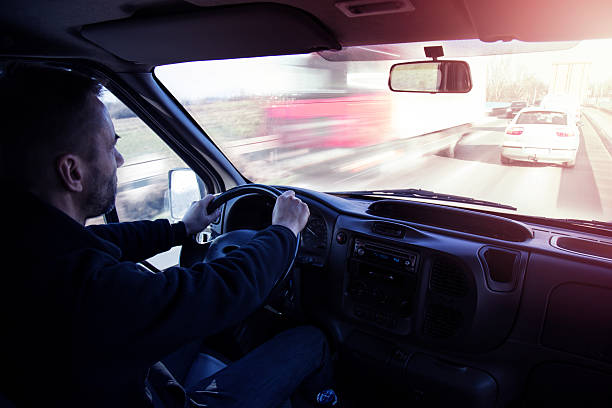 istock Delivery cargo service truck driver. 469915410
