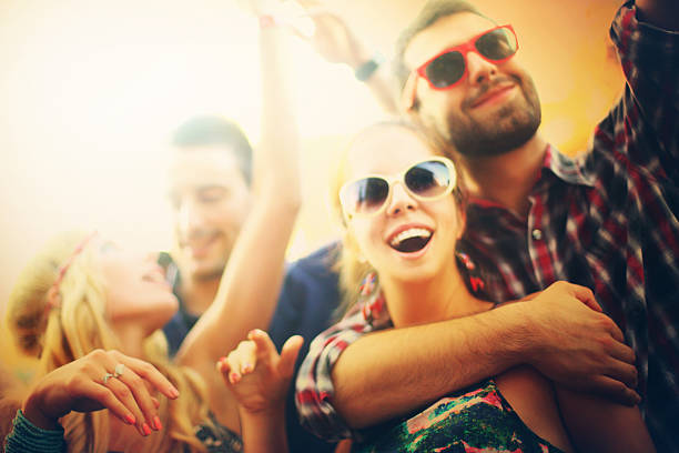 istock Young people having fun at concert. 469917000