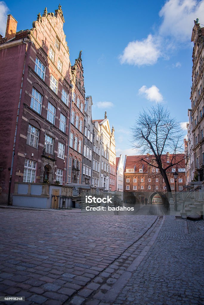 Gdansk beautiful old streets of Gdansk Apartment Stock Photo