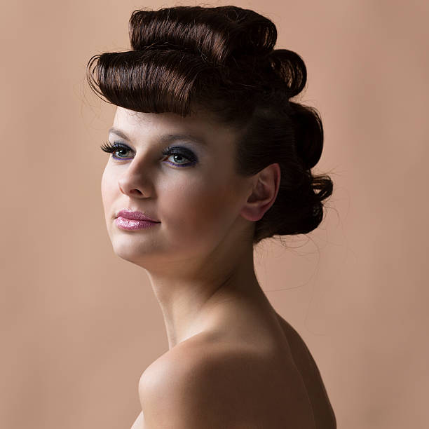 istock Woman portrait with Hairstyle 469920883