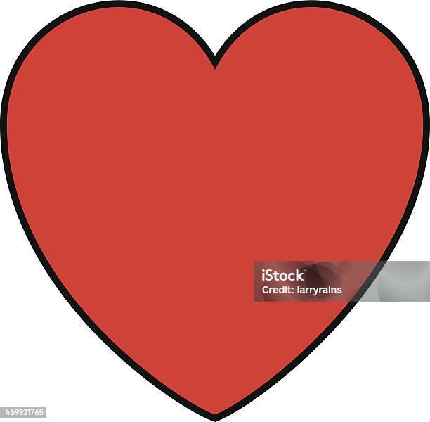 Heart Shape Stock Illustration - Download Image Now - Animal Body Part, Animal Heart, Animal Internal Organ