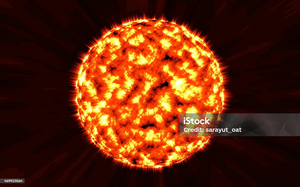 sun space background 2015 Stock Photo