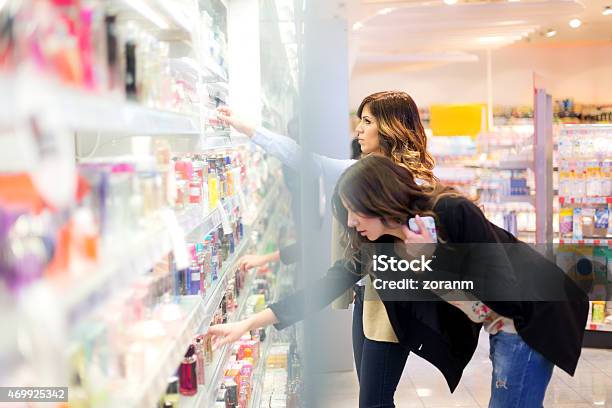 Searching For Perfect Scent Stock Photo - Download Image Now - Store, Make-Up, Shopping