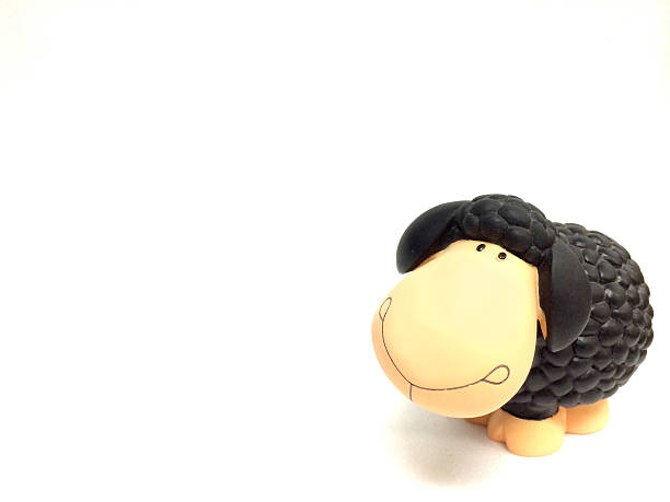 Shrewsbury, Shropshire, UK - February 10th 2012. Product shot of a soft toy of the character Shaun the Sheep who made his first \\\