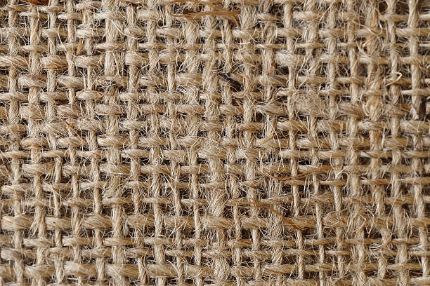 istock Close up of natural burlap hessian sacking for background. 469926956