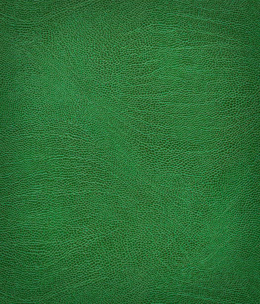grünes leder struktur - leather green hide textured effect stock-fotos und bilder