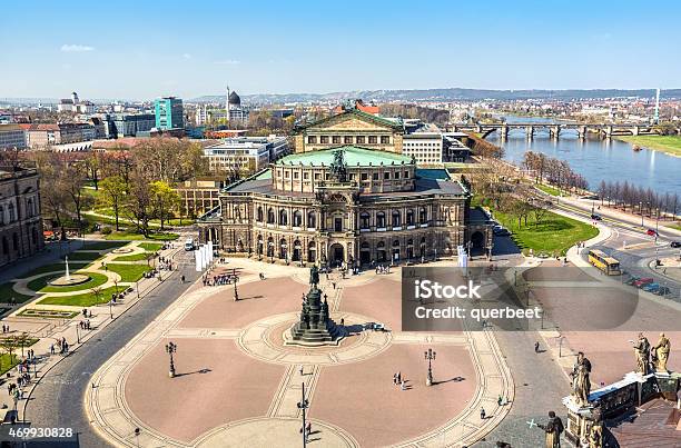 Skyline Mit Semper Opera House Stockfoto und mehr Bilder von Dresden - Dresden, Oper, Opernhaus