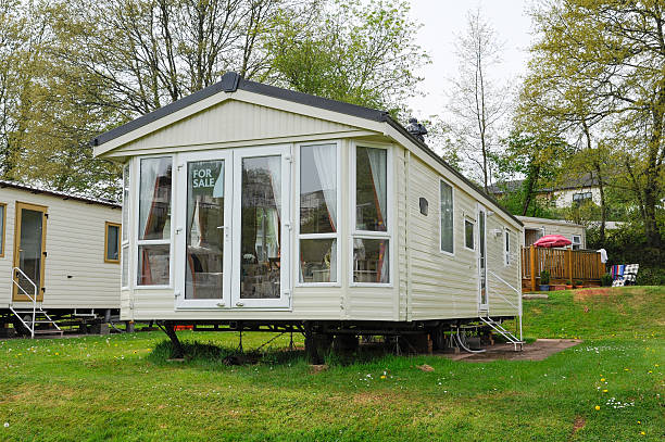 istock Luxury holiday home caravan 469932767