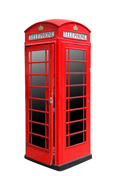 istock Classic British red phone booth in London UK, 469933286