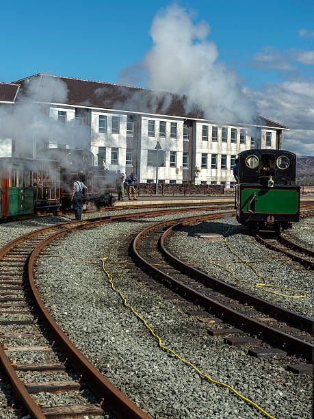 ferrocarril de ffestiniog-taliesin iii & blanche - ffestiniog railway fotografías e imágenes de stock