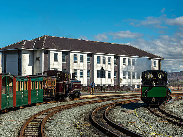 ferrocarril de ffestiniog-taliesin iii & blanche - ffestiniog railway fotografías e imágenes de stock