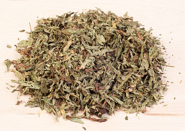 stevia folhas secas - glucose herb leaf dried plant imagens e fotografias de stock