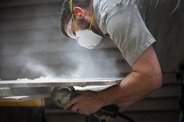 Photo of Cutting Granite