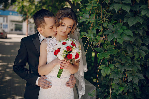 istock wedding day beautiful couple 469935908