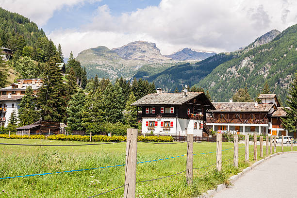 Champoluc, Val d'Ayas, Aosta, Aosta Valley, Italy