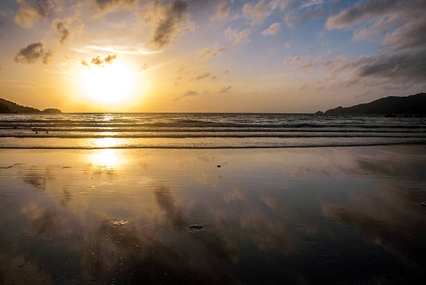 istock Amazing sunset on the beach 469937120
