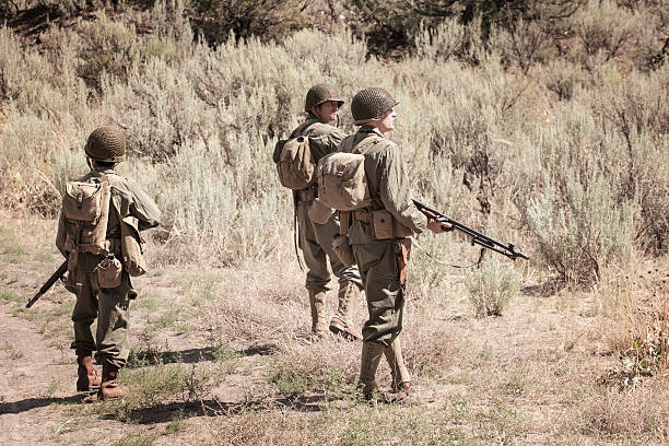 istock Soldiers on Patrol WWII 469937221