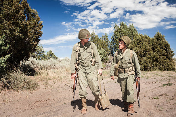 istock Soldiers on Patrol WWII 469937239