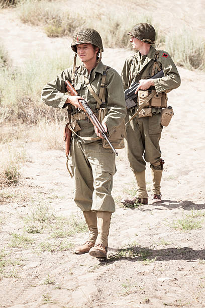 istock Soldiers on Patrol WWII 469937245