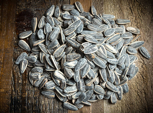 istock Heap of sunflower seeds 469937327
