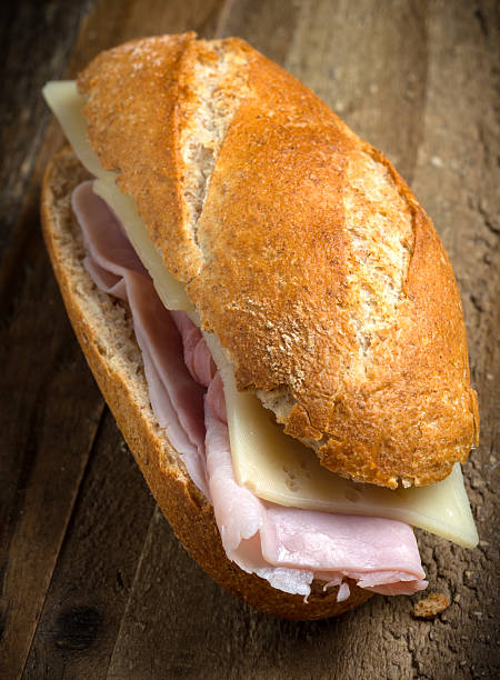 istock Ham and cheese Baguette sandwich 469937329