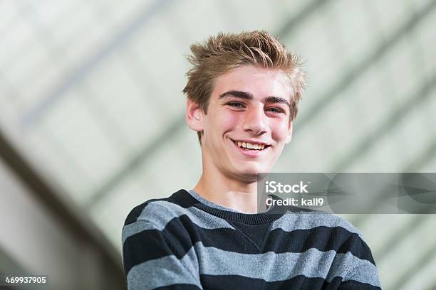 Teenage Boy Stock Photo - Download Image Now - 16-17 Years, Adolescence, Blond Hair