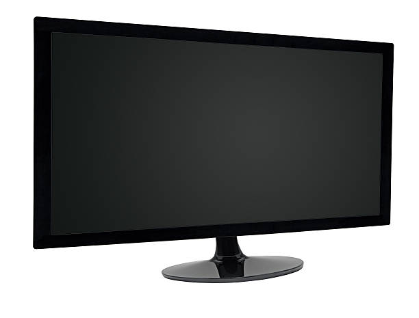 istock Black lcd monitor 469938333