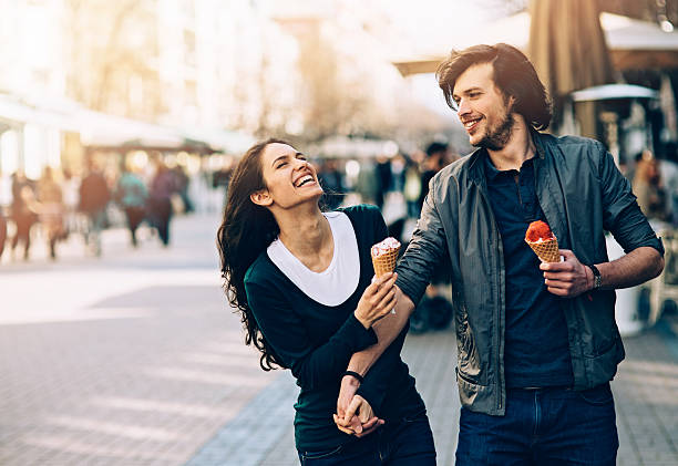 istock Young couple eating an ice cream 469942540