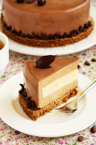 istock Cake with amaretto mousse and coffee. 469942606