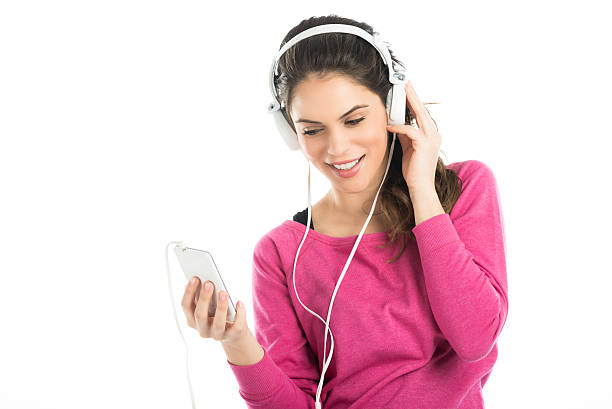 istock Female music playlist 469942641