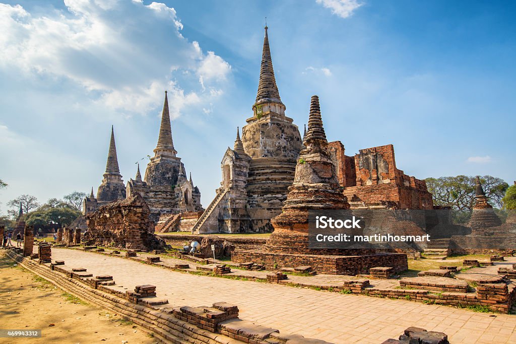 วัดพระศรีนันเพ็ชร จังหวัดพระนครศรีอยุธยา - ไม่มีค่าลิขสิทธิ์ อุทยานประวัติศาสตร์พระนครศรีอยุธยา ภาพสต็อก