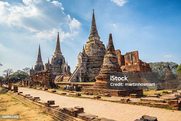 วัดพระศรีนันเพ็ชร จังหวัดพระนครศรีอยุธยา ภาพสต็อก - ดาวน์โหลดรูปภาพตอนนี้ - อุทยานประวัติศาสตร์พระนครศรีอยุธยา, พระโคตมพุทธเจ้า, 2015