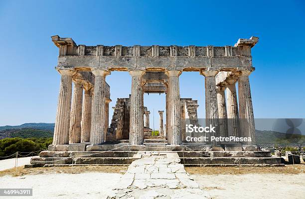 Templo De Los Antiguos Griegos Dórico Construcción Estilo Foto de stock y más banco de imágenes de Antiguo