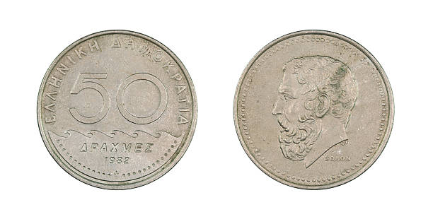 istock 50-Drachma-Coin, Greece, 1982 469944081