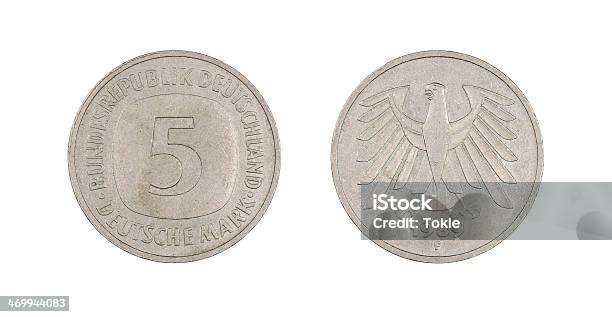 5 Markmünze Deutschland 1989 Stockfoto und mehr Bilder von 1989 - 1989, 5-Cent-Stück, Adler