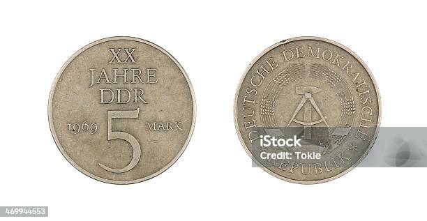 5 Markmünze 6170 1969 Stockfoto und mehr Bilder von DDR - DDR, Geldmünze, 1969