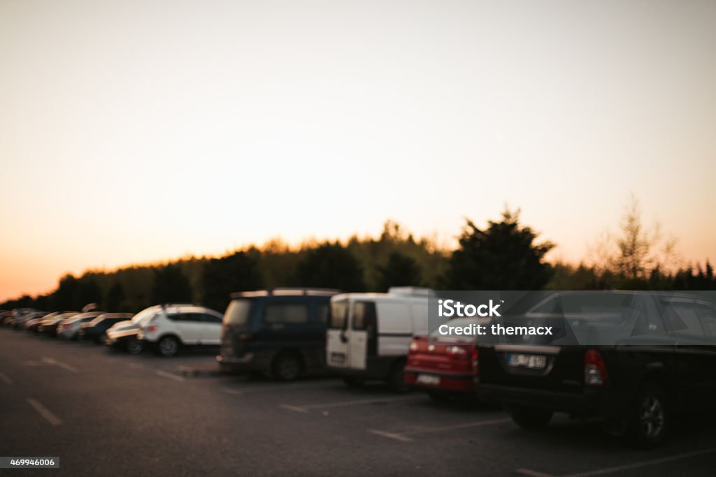 Car Park - defocused Car Park - defocused. 2015 Stock Photo