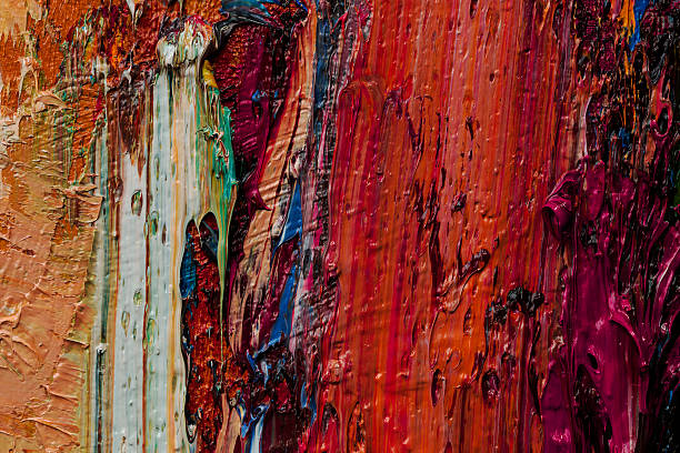 istock Abstract painted red green and black textured  art backgrounds. 469946294
