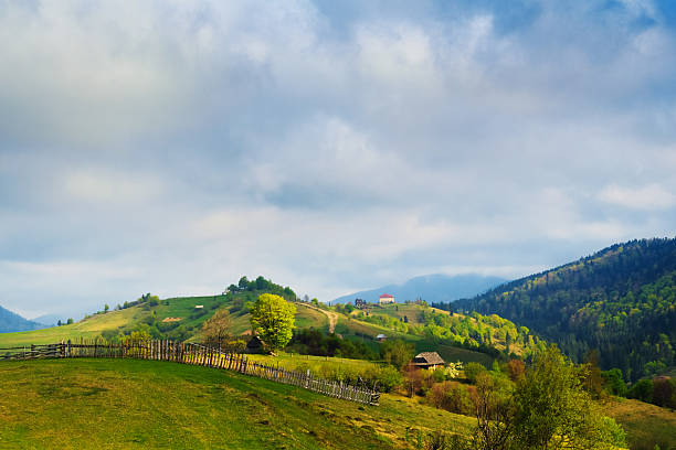 istock Spring landscape in the Carpathian mountains 469947352