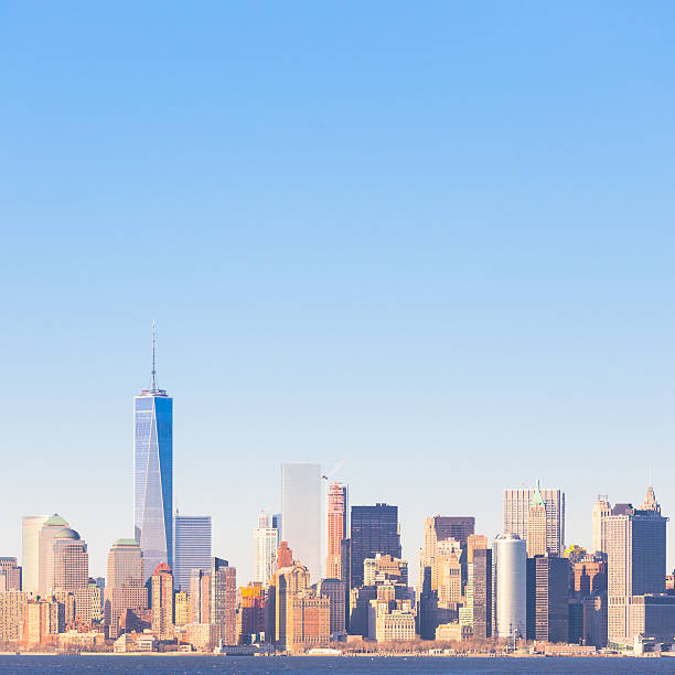 istock New York City Manhattan downtown skyline. 469947666