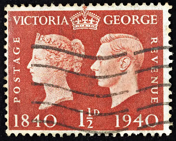 Photo of British King George VI Postage Stamp