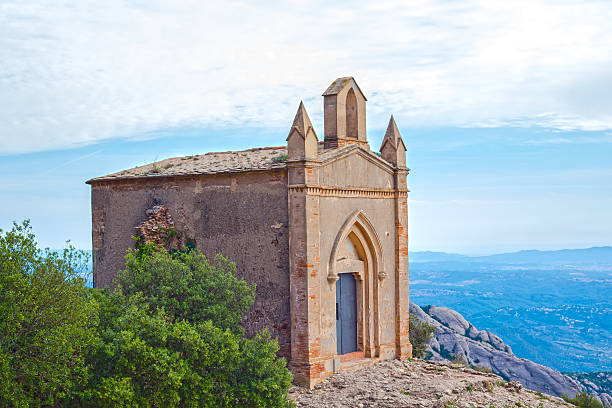 Chapel of Sant Joan in Montserrat mountains