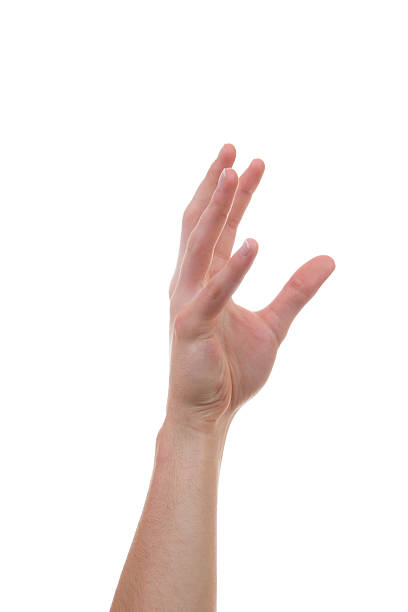 istock Hand rising and grabbing for other hands 469950041