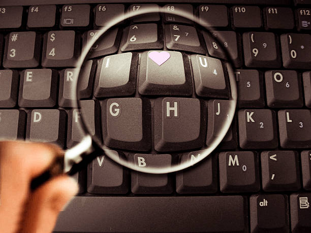 istock Computer Keyboard, letters Expressing I Love You 469950203