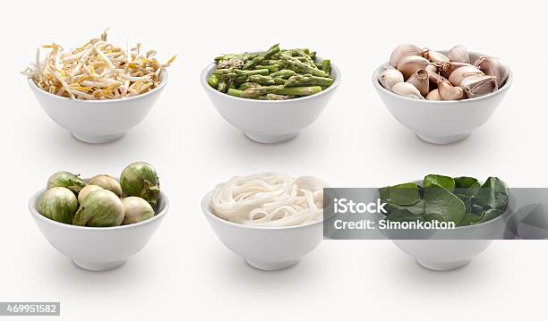 Composite With Varieties Of Ingredients Stock Photo - Download Image Now - 2015, Asparagus, Cooking