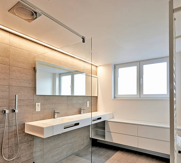 istock Luxury Bathroom Estate Home Shower 469952834