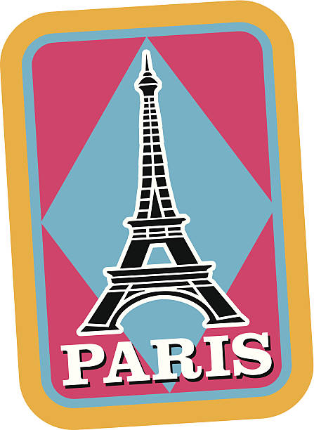Sticker Vector Paris 70+ Paris Luggage Label Stock Illustrations, Royalty-Free Vector ...