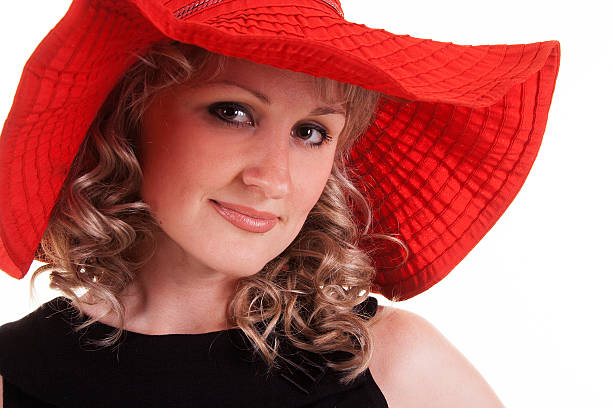 istock Young woman wearing hat 469956464