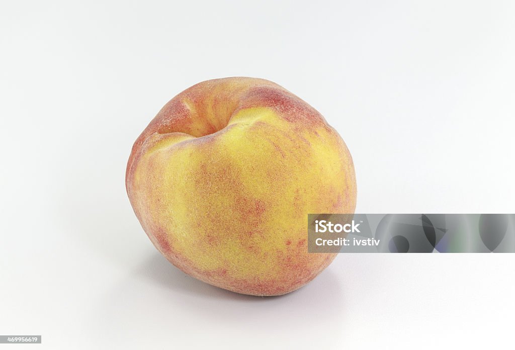 Peach Peach on white background Apricot Stock Photo