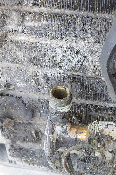 istock Close up dirty in car air conditioner  on white 469957276